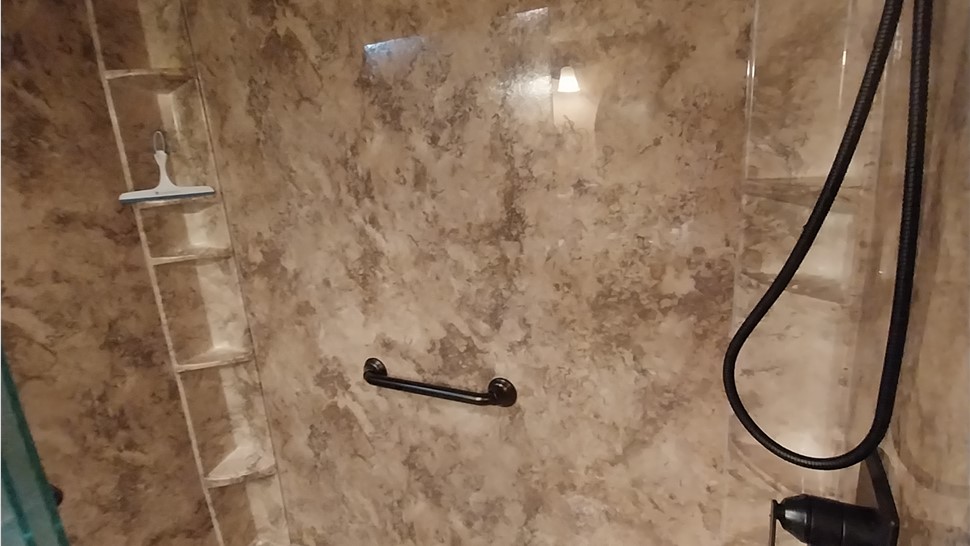 Shower Project in Bowie, Texas by Luxury Bath of Texoma