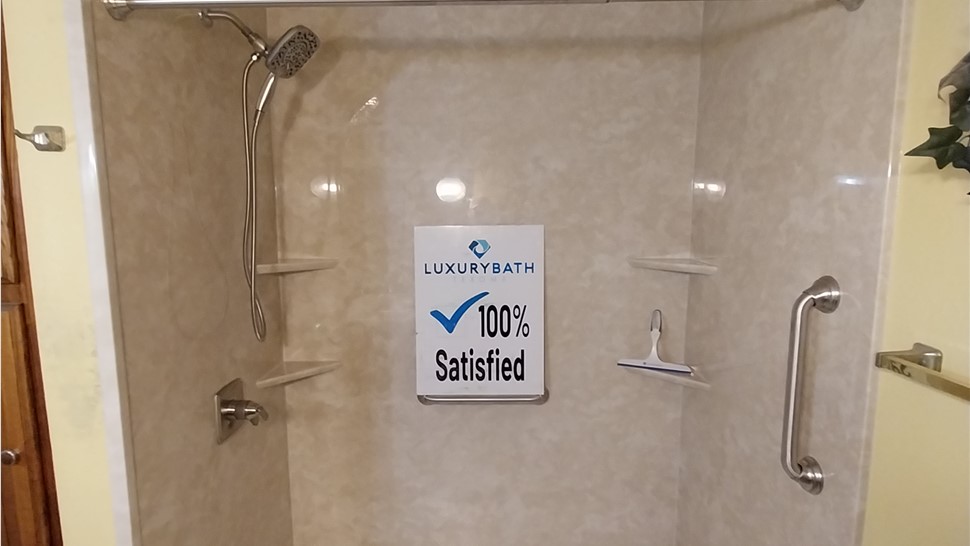 Shower Project in Wichita Falls, Texas by Luxury Bath of Texoma