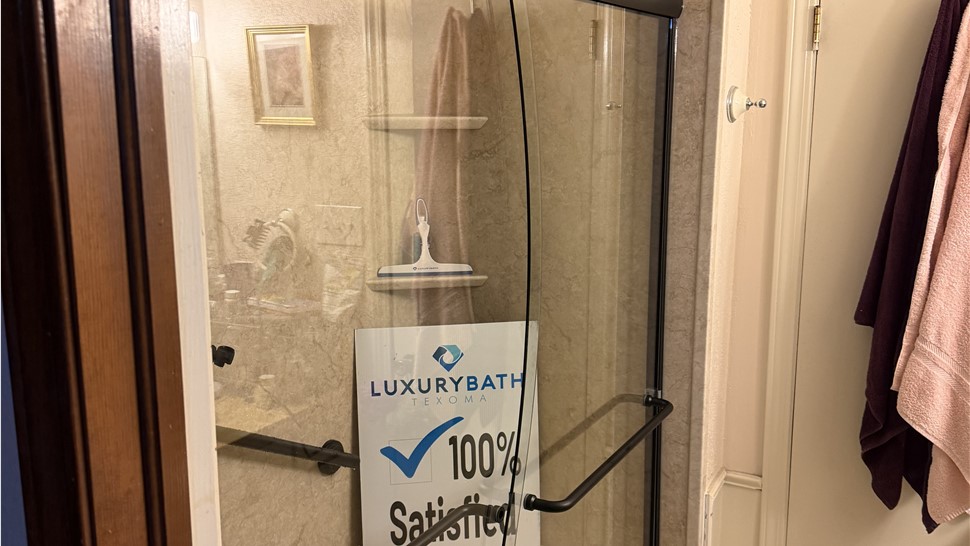 Shower Project in Lawton, Oklahoma by Luxury Bath of Texoma