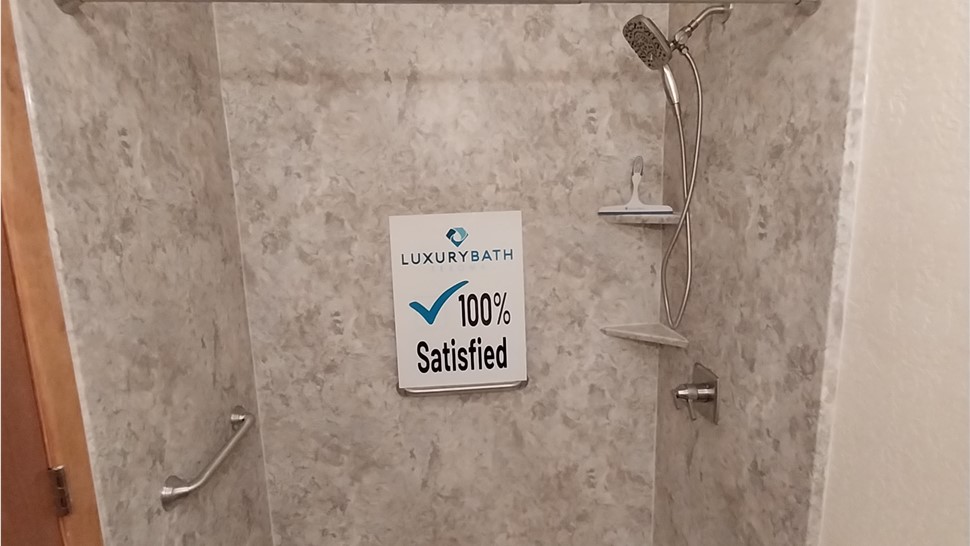Bath Conversion Project in Lawton, Oklahoma by Luxury Bath of Texoma