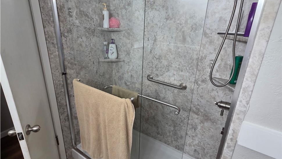 Shower Project in Vernon, TX by Luxury Bath of Texoma