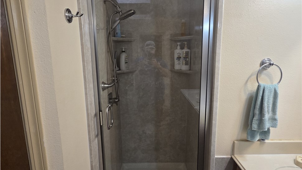 Shower Project in Wichita Falls, Texas by Luxury Bath of Texoma