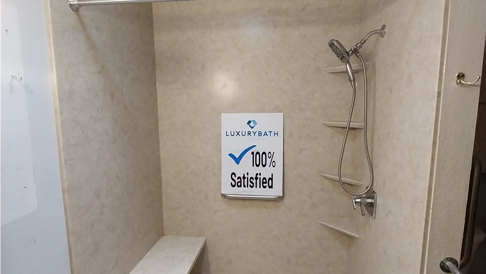 Shower Project in Cache, Oklahoma by Luxury Bath of Texoma