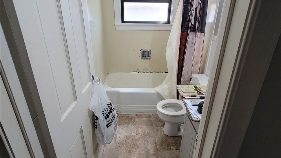 Full Bath Remodel, Bath Conversion Project in Bowie, TX by Luxury Bath of Texoma