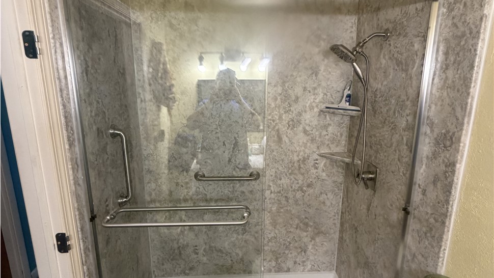 Bath Conversion, Shower Project in Apache, Oklahoma by Luxury Bath of Texoma