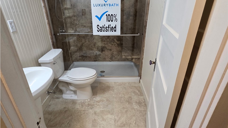 Shower Project in Olney, Texas by Luxury Bath of Texoma