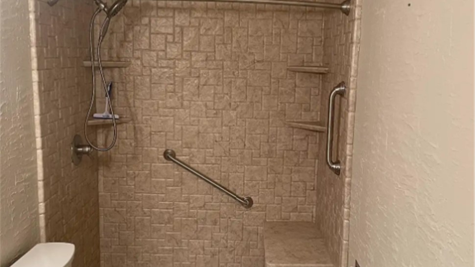 Shower Project in Iowa Park, TX by Luxury Bath of Texoma
