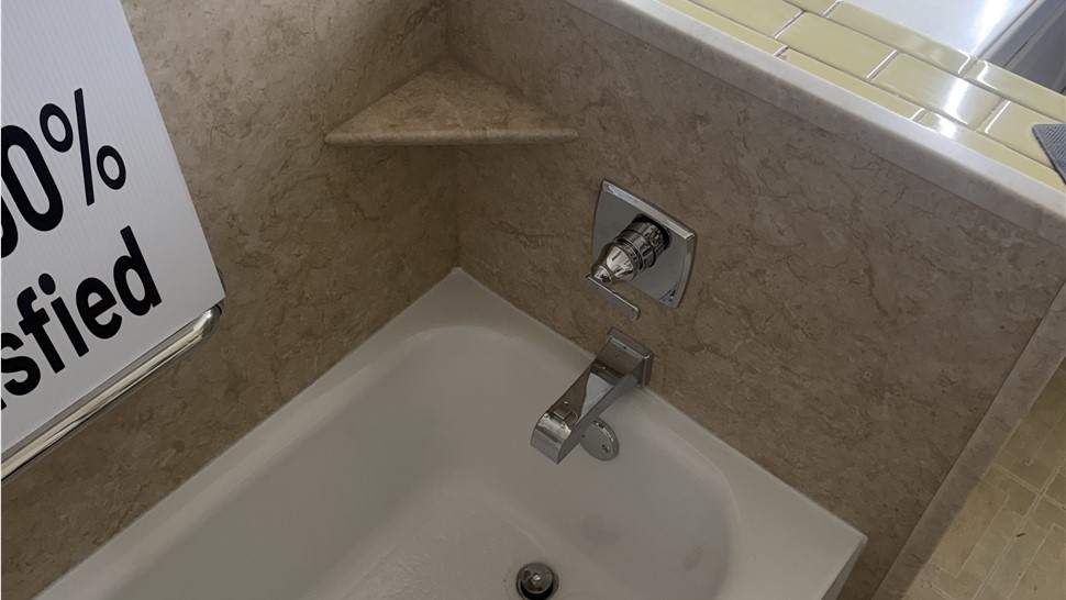 Bath Conversion Project in Wichita Falls, Texas by Luxury Bath of Texoma