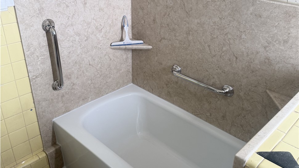 Bath Conversion Project in Wichita Falls, Texas by Luxury Bath of Texoma