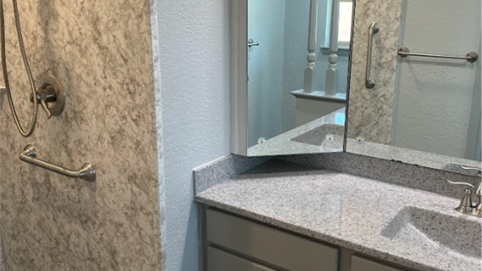 Full Bath Remodel Project in Lawton, OK by Luxury Bath of Texoma