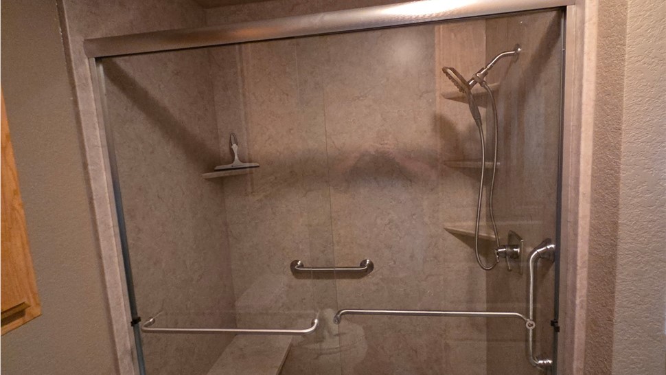 Shower Project in Iowa Park, Texas by Luxury Bath of Texoma