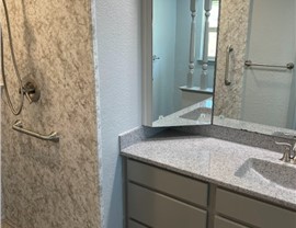 Full Bath Remodel Project in Lawton, OK by Luxury Bath of Texoma