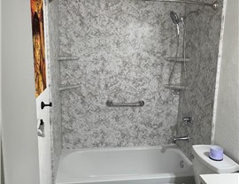 Bathtub, Full Bath Remodel, Shower Project in Wichita Falls, TX by Luxury Bath of Texoma