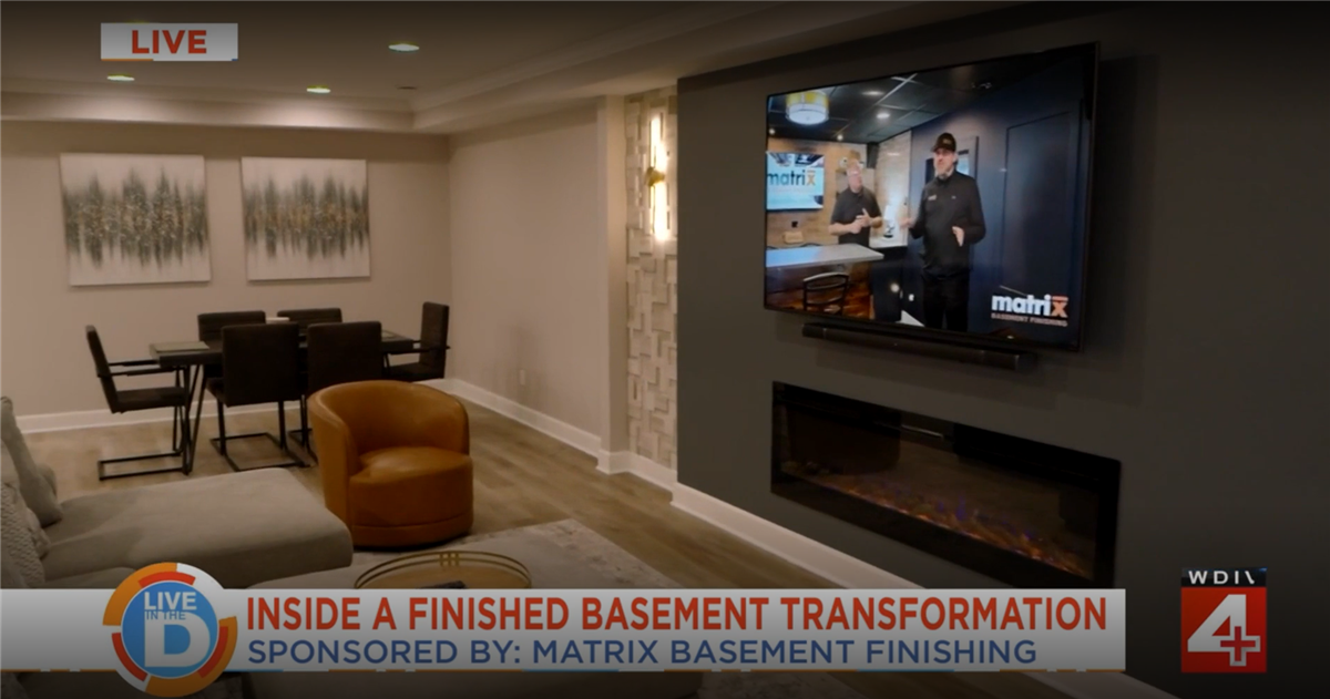 Matrix Basement Finishing Featured on Live in the D