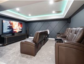 Basement Finishing - Basement Home Theater Photo 4
