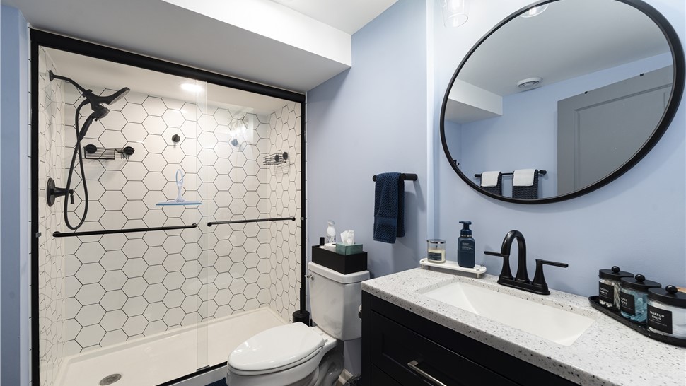 Basement Remodeling Project in Beloit, WI by Matrix Basements