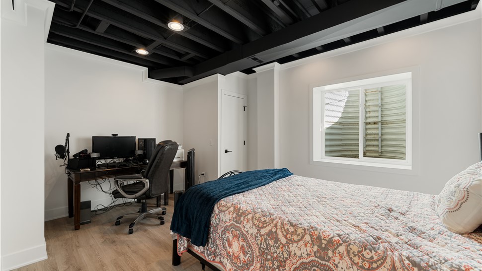 Basement Remodeling Project in Elgin, IL by Matrix Basements