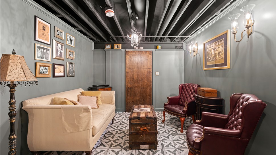 Basement Remodeling Project in Barrington Hills, IL by Matrix Basements