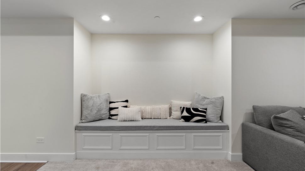 Basement Remodeling Project in Prairie View, IL by Matrix Basements