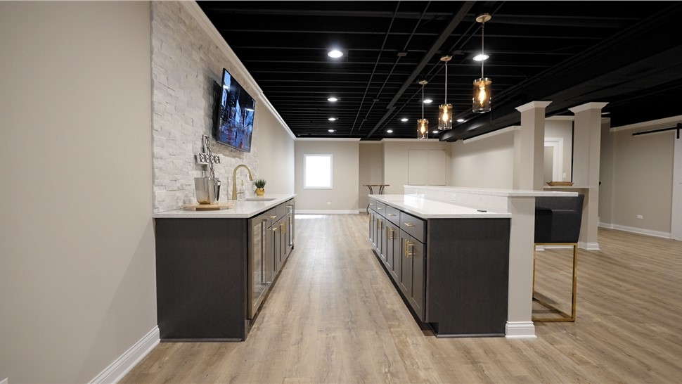 Geneva, IL Basement Remodeling Project Basement Remodeling Project in Geneva, IL by Matrix Basements