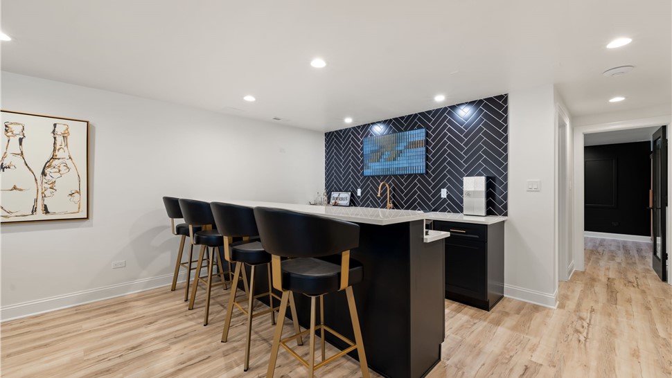Basement Remodeling Project in Lemont, IL by Matrix Basements