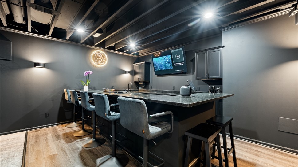 Basement Remodeling Project in Arlington Heights, IL by Matrix Basements
