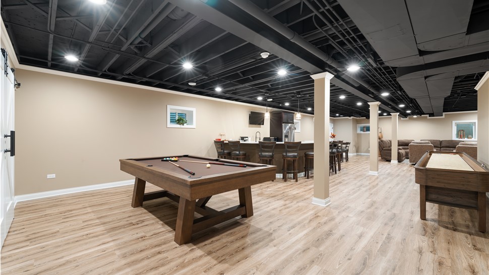 Basement Remodeling Project in Macomb Township, MI by Matrix Basements