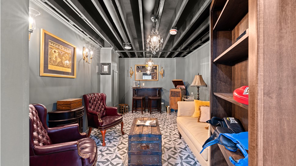 Basement Remodeling Project in Barrington Hills, IL by Matrix Basements