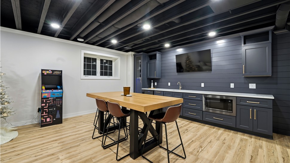 Basement Remodeling Project in Menomonee Falls, Wisconsin by Matrix Basements