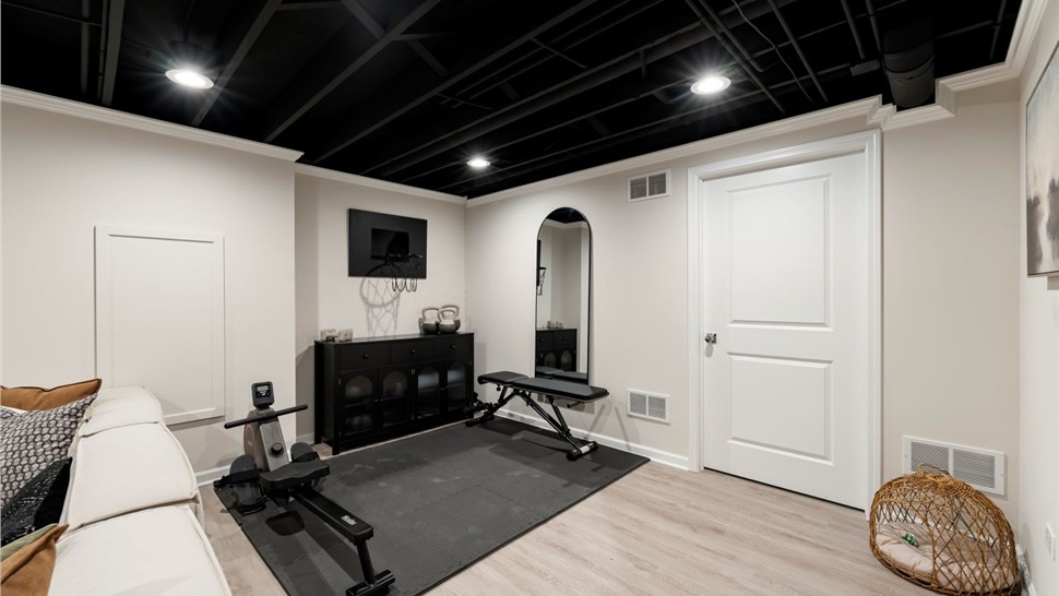 Basement Remodeling Project in Plainfield, IL by Matrix Basements