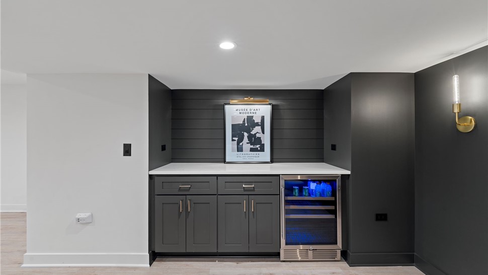 Basement Remodeling Project in Lake Forest, IL by Matrix Basements