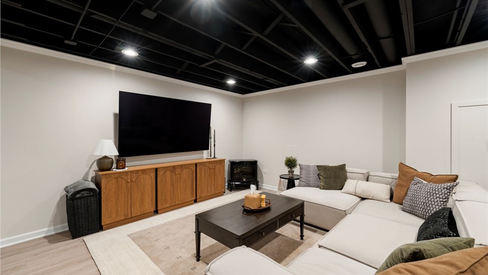Basement Remodeling Project in Plainfield, IL by Matrix Basements