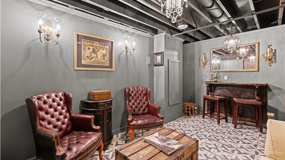 Basement Remodeling Project in Barrington Hills, IL by Matrix Basements