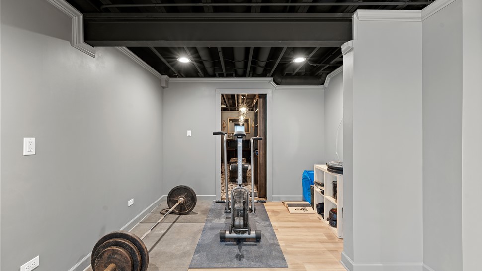 Basement Remodeling Project in Barrington Hills, IL by Matrix Basements