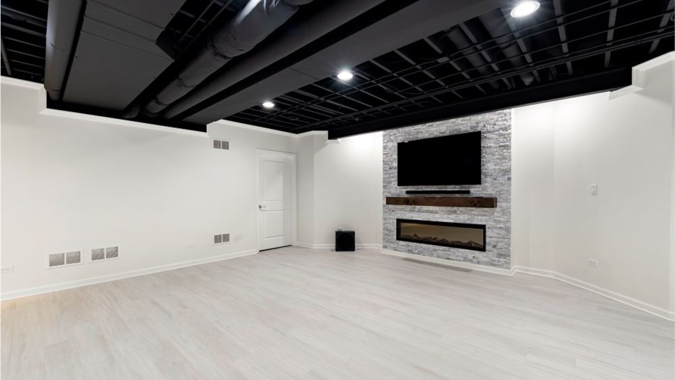 Basement Remodeling Project in West Allis, WI by Matrix Basements