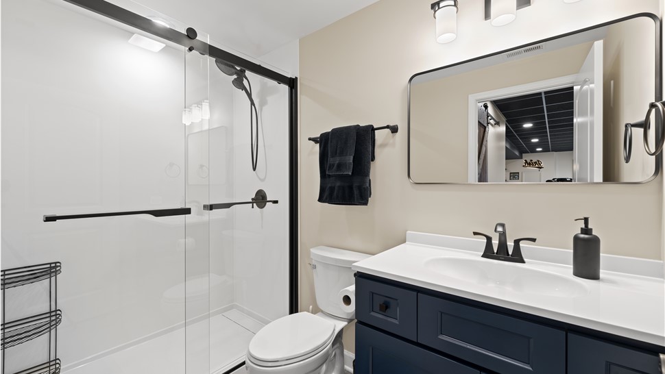 Basement Remodeling Project in Livonia, MI by Matrix Basements