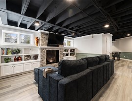 Elgin, IL Basement Remodeling Project Basement Remodeling Project in Elgin, IL by Matrix Basements