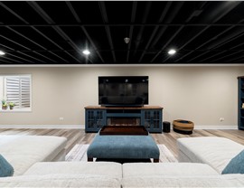Elgin, IL Basement Remodeling Project Basement Remodeling Project in Elgin, IL by Matrix Basements