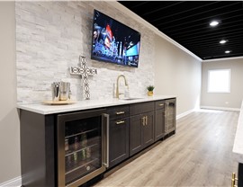 Geneva, IL Basement Remodeling Project Basement Remodeling Project in Geneva, IL by Matrix Basements