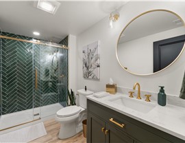 Basement Remodeling Project in Lemont, IL by Matrix Basements