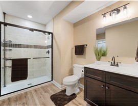 Bathroom Remodeling Project in Macomb Township, MI by Matrix Basements