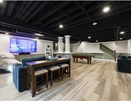 Elgin, IL Basement Remodeling Project Basement Remodeling Project in Elgin, IL by Matrix Basements