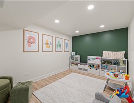 Basement Remodeling Project in Lemont, IL by Matrix Basements