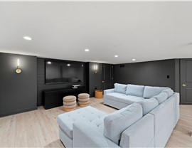 Basement Remodeling Project in Lake Forest, IL by Matrix Basements