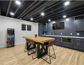 Basement Remodeling Project in Menomonee Falls, Wisconsin by Matrix Basements