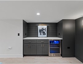 Basement Remodeling Project in Lake Forest, IL by Matrix Basements