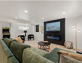 Basement Remodeling Project in Lemont, IL by Matrix Basements