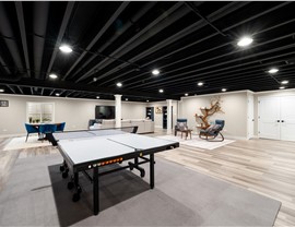 Elgin, IL Basement Remodeling Project Basement Remodeling Project in Elgin, IL by Matrix Basements