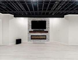 Basement Remodeling Project in West Allis, WI by Matrix Basements