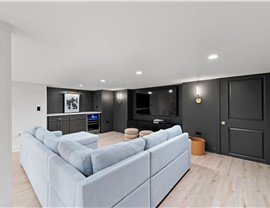 Basement Remodeling Project in Lake Forest, IL by Matrix Home Solutions